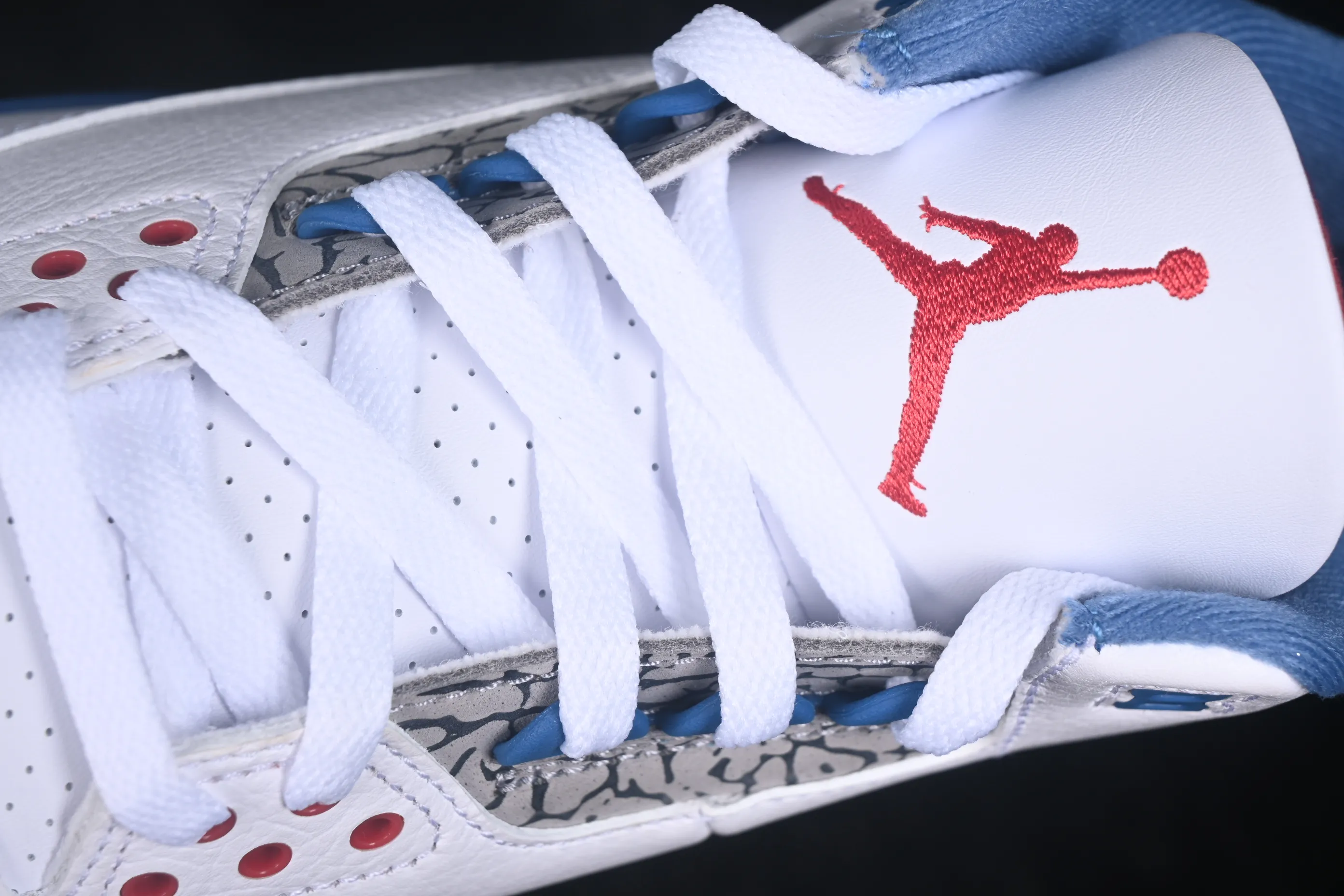 All categories Air Jordan Jordan series basketball shoes Air Jordan 3 GX foreign trade version Air Jordan 3 Retro "True Blue" AJ3 Joe 3 true blue color IF4396-104